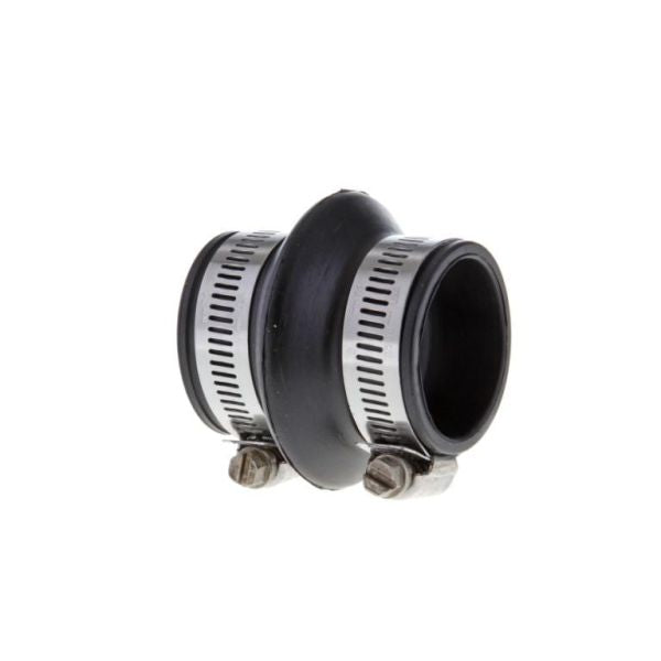 The Leybold North America Compensation Elements with Integrated Support Ring DN 40 ISO-KF, designed for vacuum pipe connections, are shown against a white background to ensure secure sealing and reliable performance.